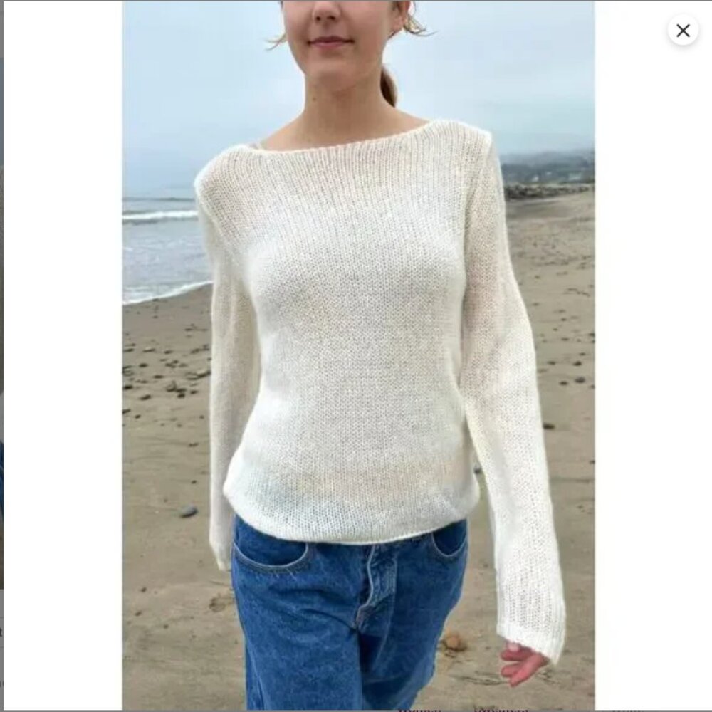Brandy Melville mohair lightweight sweater one size fits most S NWT